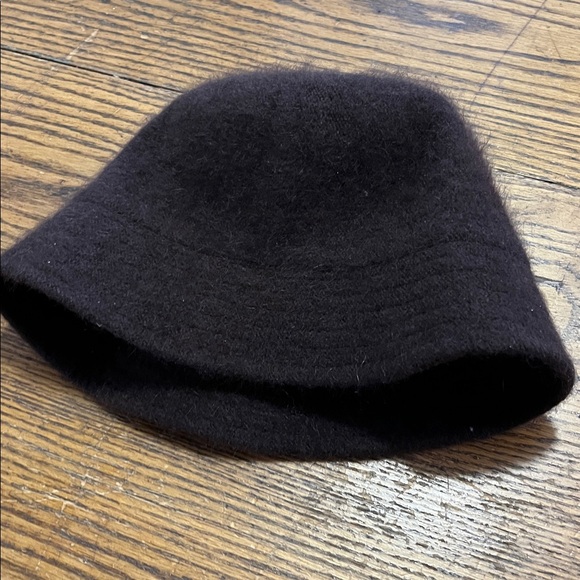 vintage Angora hat Accessories - Vintage brown Classic angora  Wool Hat